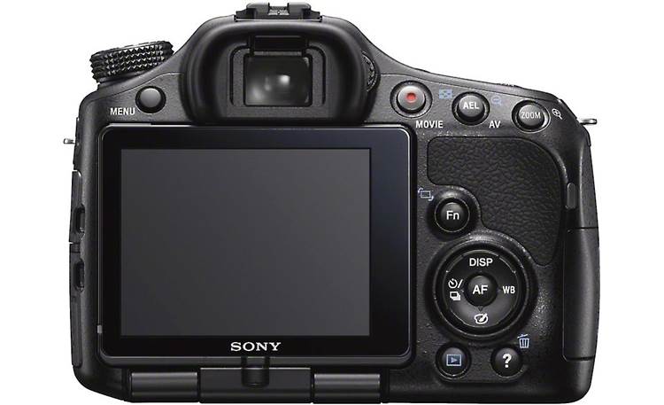 Sony Alpha SLT-A57 (no lens included) Back, LCD rotated outwards