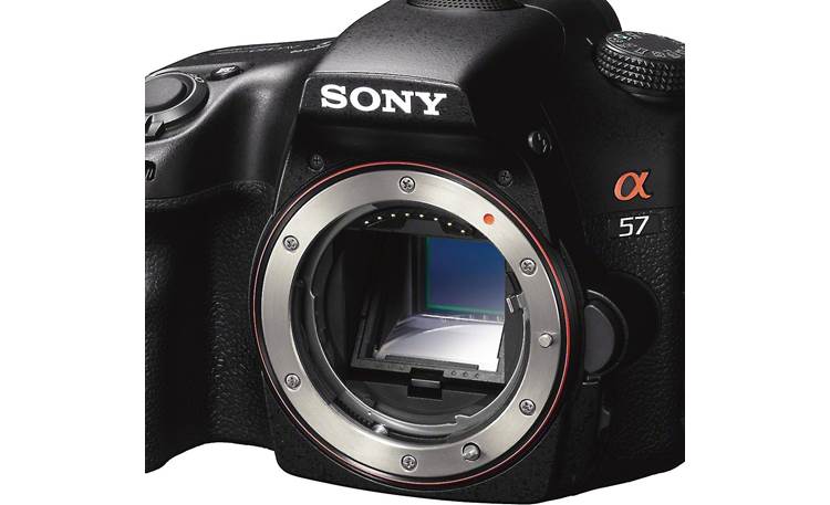 Sony Alpha SLT-A57 Kit View of translucent mirror