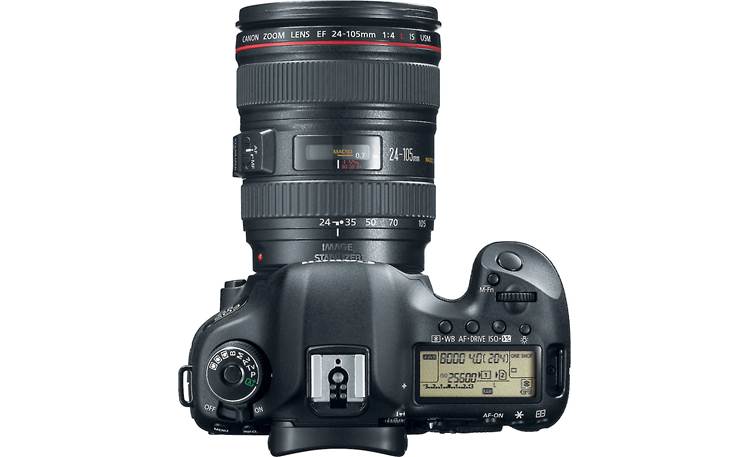 Canon EOS 5D Mark III with L-Series Zoom Lens Top view