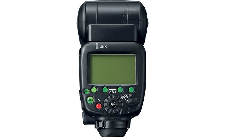 Canon Speedlite 600EX-RT Back, with nothing on LCD display