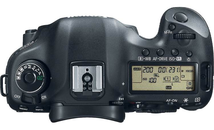 Canon EOS 5D Mark III (no lens included) Top view