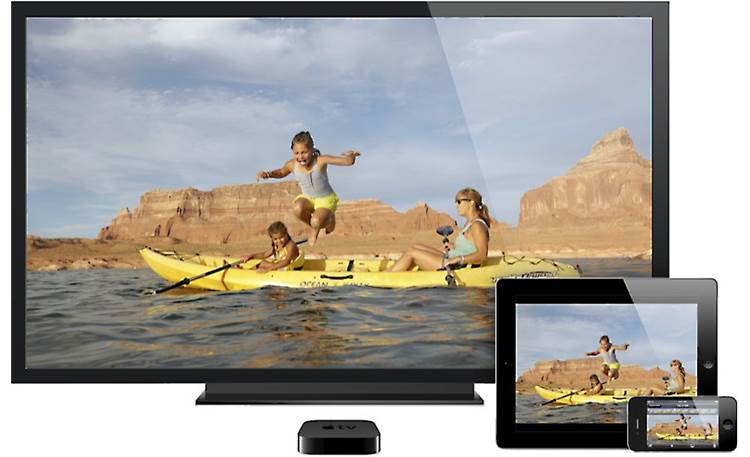 Apple TV® Photos display in 1080p (iPhone and iPad not included)