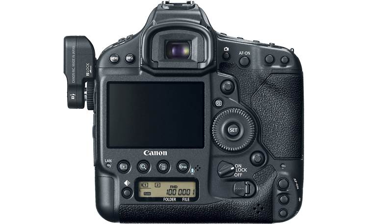 Canon EOS 1D X (no lens included) Back, with optional GP-E1 GPS receiver (not included)