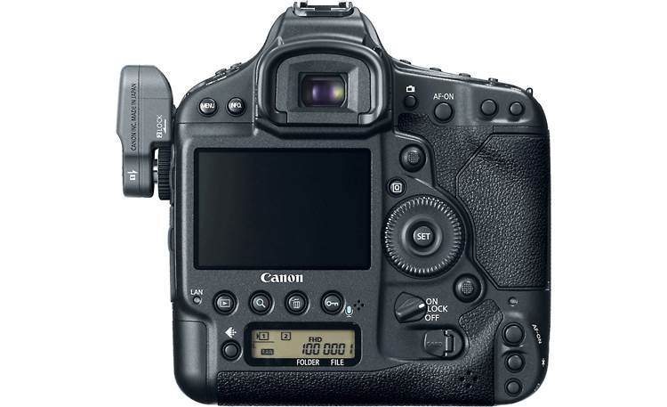 Canon EOS 1D X (no lens included) Back, with optional WFT-E6A wireless transmitter (not included)