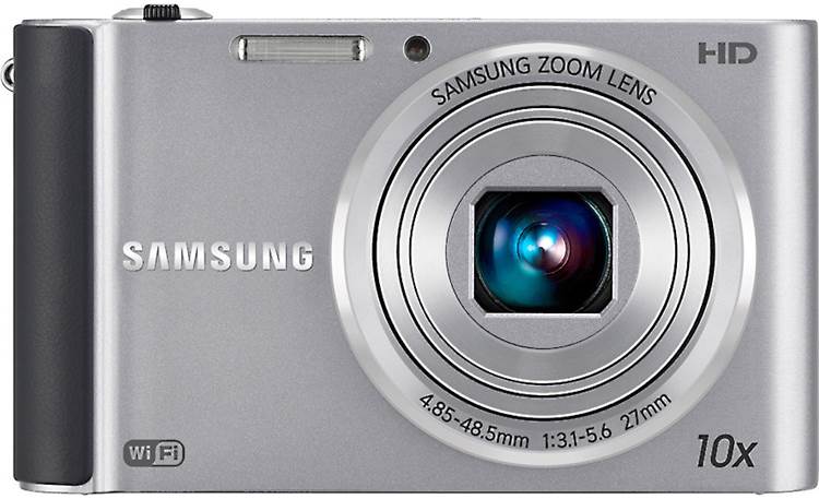 Samsung ST200F Front, straight-on (Silver)