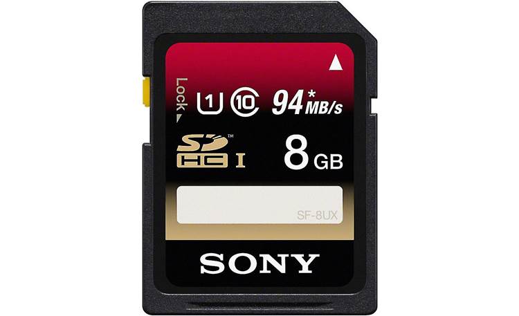 Sony SDHC UHS-1 High-Speed Memory Card Front