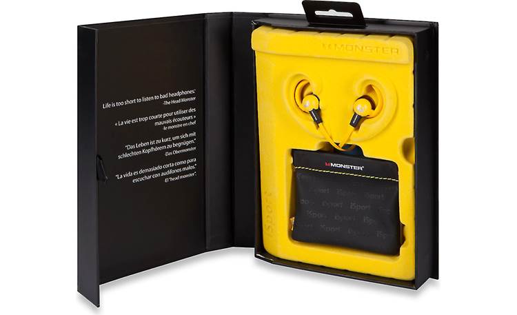 Monster® iSport LIVESTRONG™ Product box (Inside view)