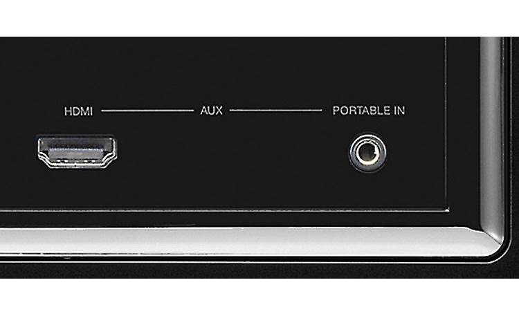 Denon AVR-1513 Front-panel inputs for your HD video or portable music player