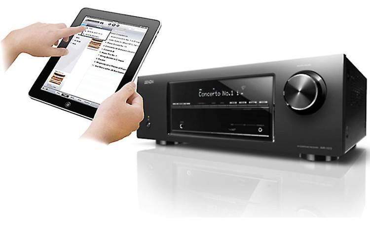 Denon AVR-1613 Use your iPad to control music playback.