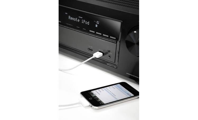 Denon AVR-1713 Connects to iPod® (not included)