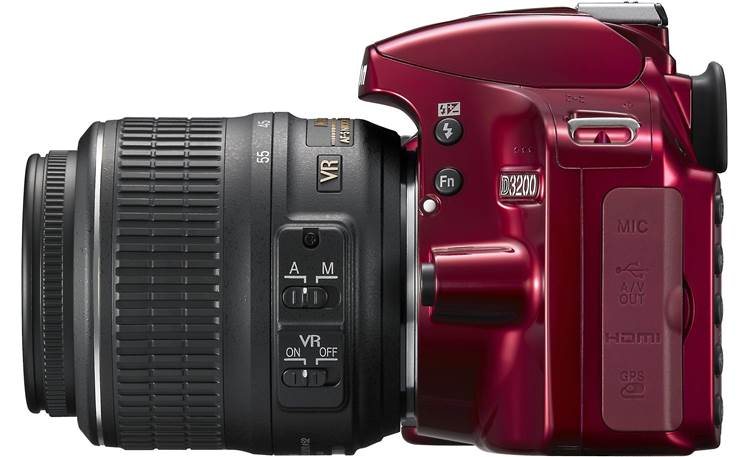 Nikon D3200 Kit Left side view
