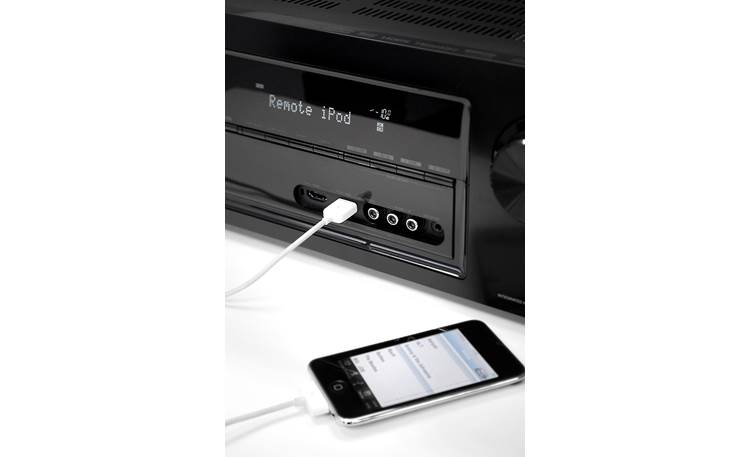 Denon AVR-2313CI Connects to iPod® (not included)