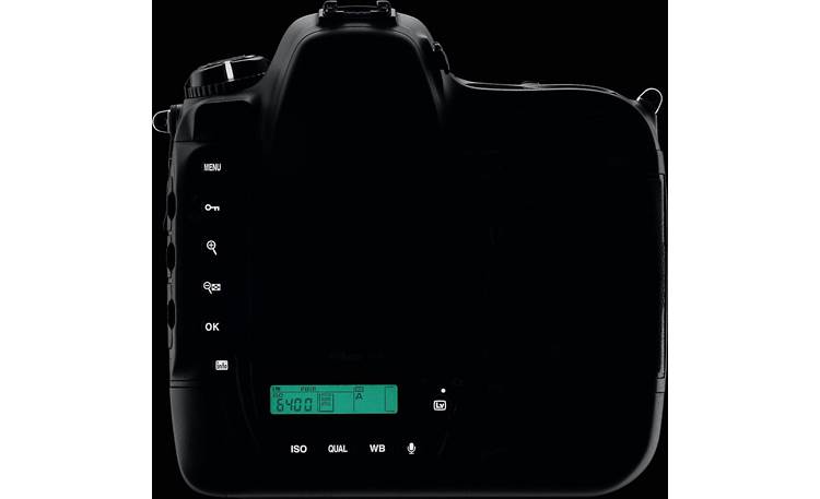 Nikon D4 (no lens included) Illuminated back panel controls