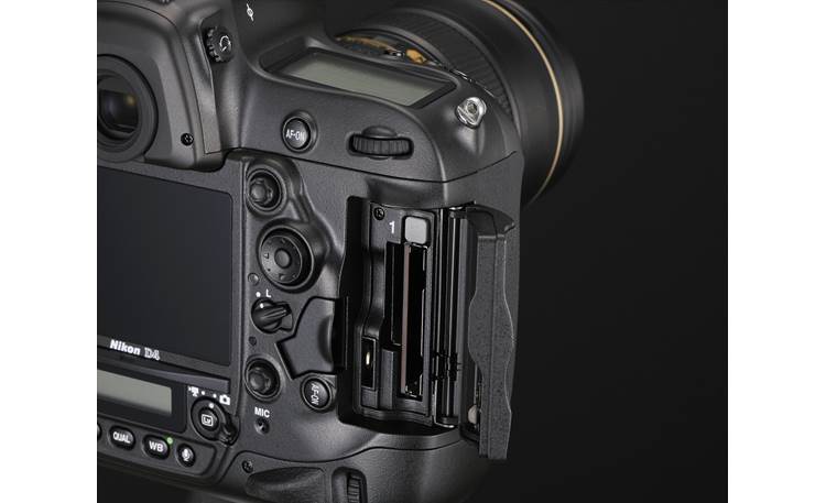 Nikon D4 (no lens included) Memory card slots