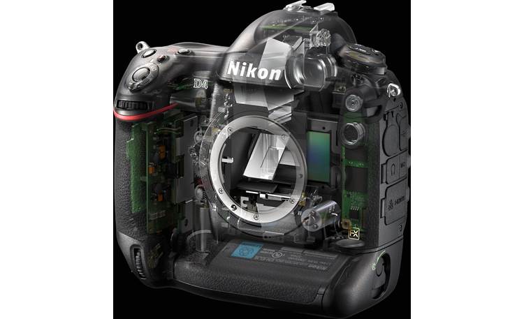 Nikon D4 (no lens included) Semi-transparent view