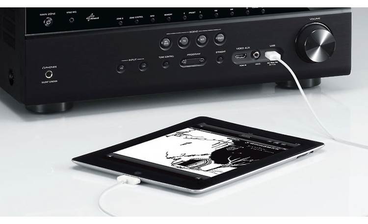 Yamaha RX-V773 Connects to iPad® (not included)