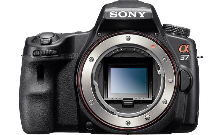 Sony Alpha SLT-A37 3X Zoom Kit Front, straight-on (Body only)