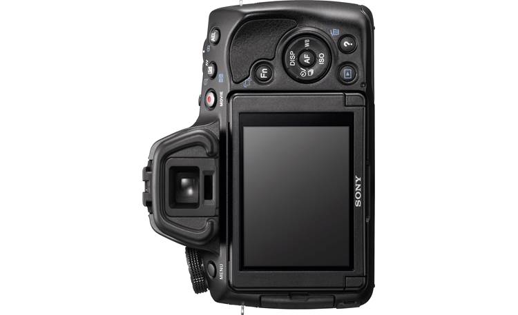 Sony Alpha SLT-A37 3X Zoom Kit Back in portrait mode