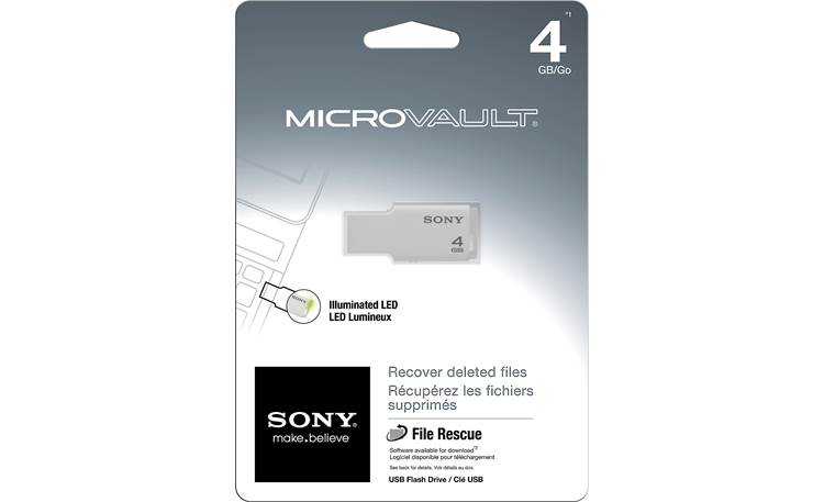 Sony Micro Vault® M-Series Product packaging