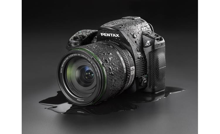 PENTAX K-30 3X Zoom Kit After exposure to water (weather-resistant 18-135 lens shown, not included)