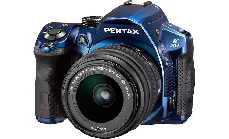 PENTAX K-30 3X Zoom Kit Front (Blue)