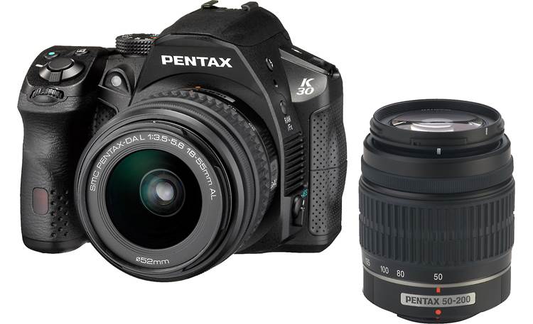 PENTAX K-30 Dual Lens Kit 1 Front (Black)
