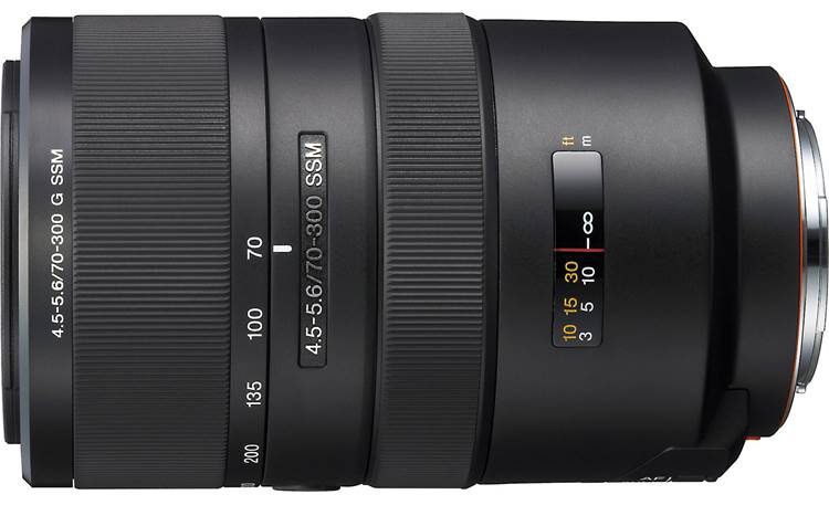 Sony SAL-70300G 70-300mm f/4.5-5.6 Lens Top view
