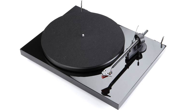 Pro-Ject Debut Carbon Gloss Black (with dust cover removed)
