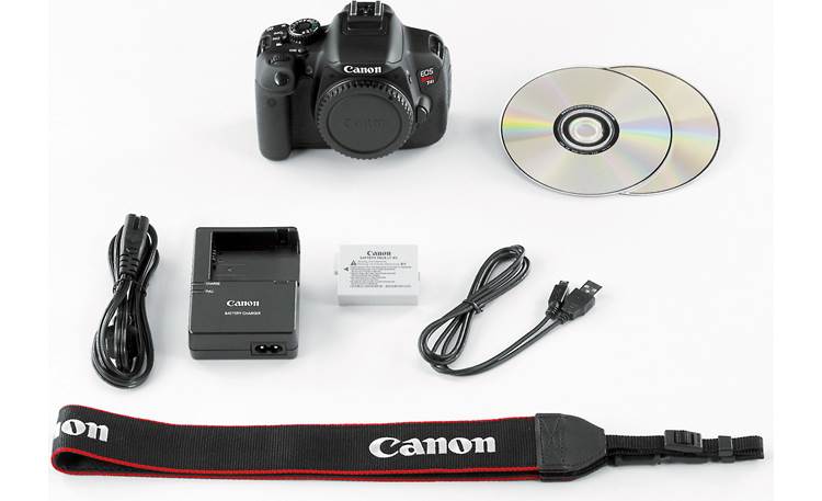 Canon EOS Rebel T4i (no lens included) Supplied accessories