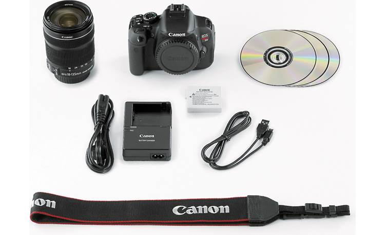 Canon EOS Rebel T4i Kit with 18-135mm Lens Supplied accessories