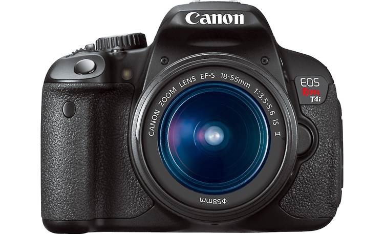 Canon EOS Rebel T4i Kit with 18-55mm Lens Front, straight-on