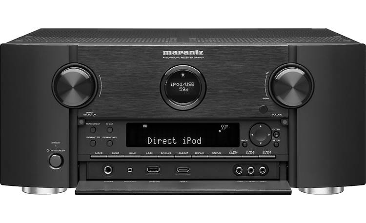 Marantz SR7007 Front-panel inputs for your HD video or portable music player