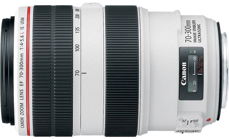 Canon EF 70-300mm f/4-5.6L IS USM Top view