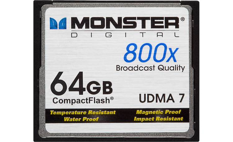 Monster Digital Compact Flash Memory Card Front