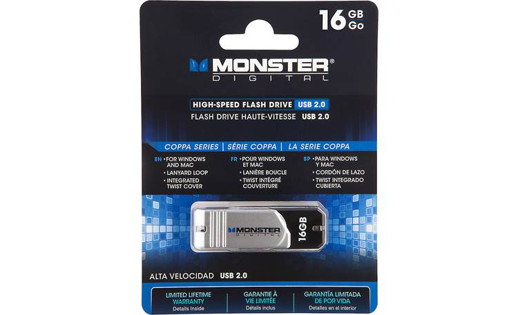 Monster Digital USB 2.0 Flash Drive Product packaging