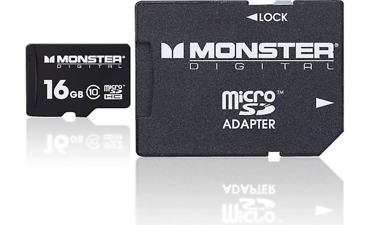 Monster Digital microSDHC  Memory Card Front