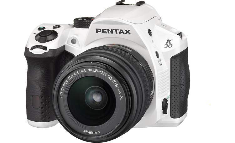 PENTAX K-30 Dual Lens Kit 1 Front, 3/4 view, from right