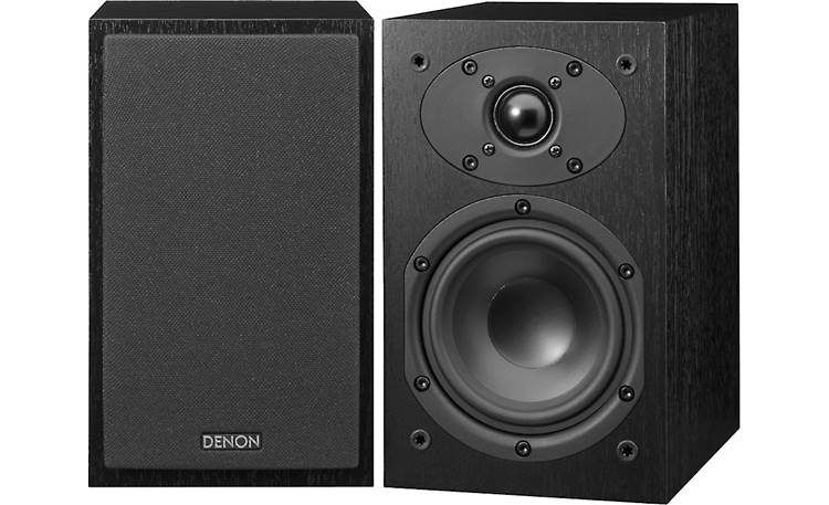 Denon D-M39S Speakers (pictured with and without grille)