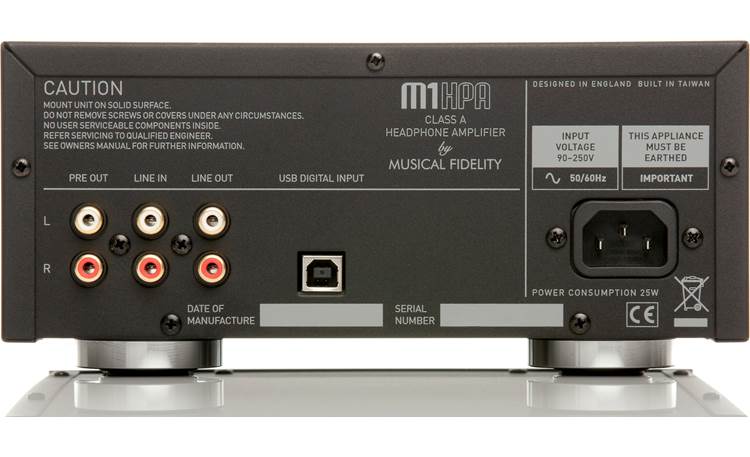 Musical Fidelity M1HPA Back