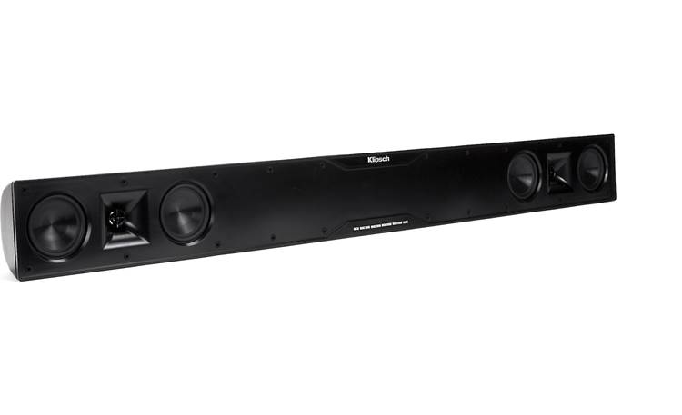 Klipsch HD Theater SB 3 Sound bar, 3/4 view, without grille