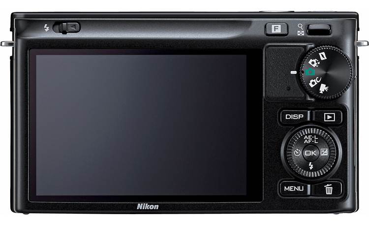 Nikon 1 J2 with 10-30mm VR Lens Back