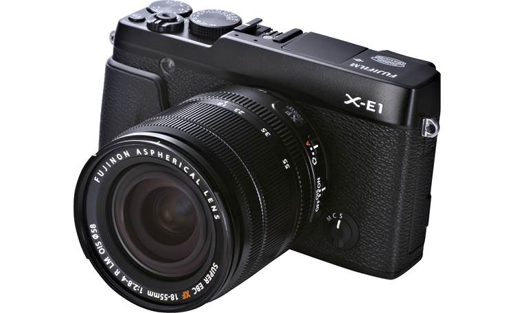 Fujifilm X-E1 Zoom Lens Kit Front (Black)
