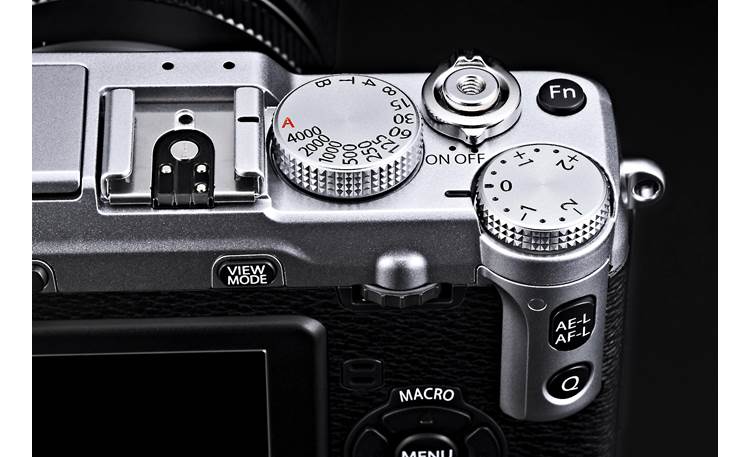 Fujifilm X-E1 Zoom Lens Kit Top-mounted controls