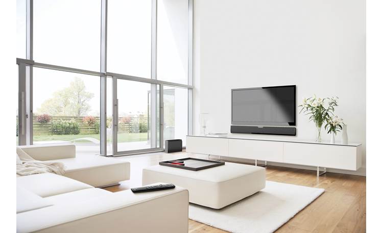 Definitive Technology SoloCinema XTR Shown in typical use (TV and furniture not included)