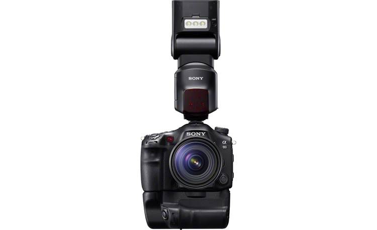 Sony Alpha SLT-A99V (no lens included) Shown with optional flash, grip and lens (all not included)