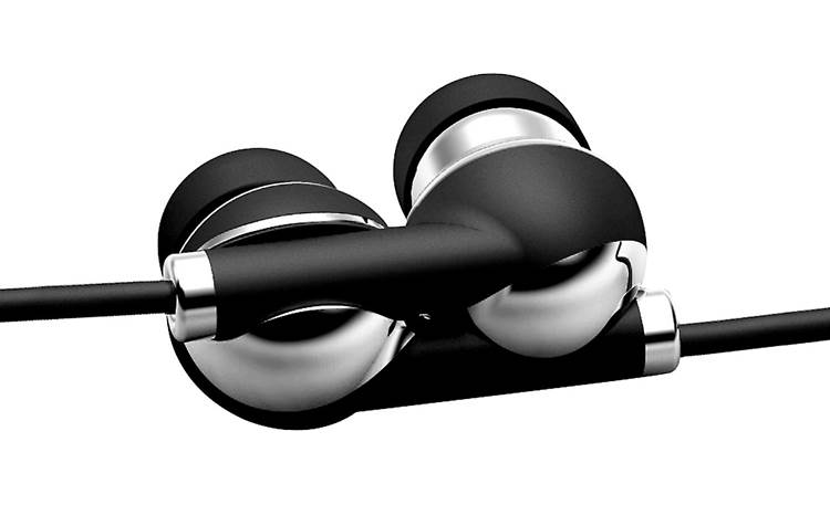 Koss IL200 KTC Interlocking ear pieces for tangle-free storage (black model shown)