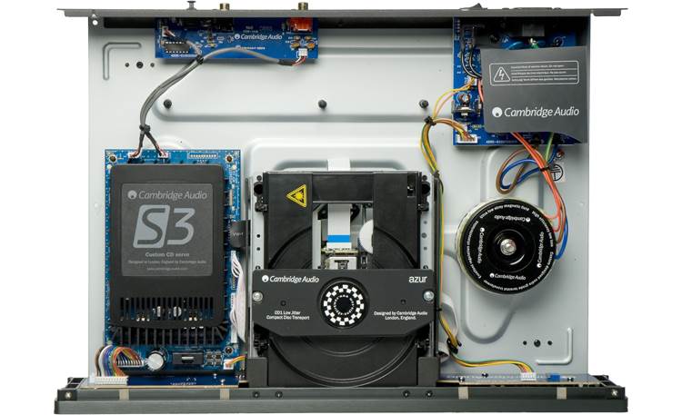 Cambridge Audio Azur 351C Shown with chassis cover removed