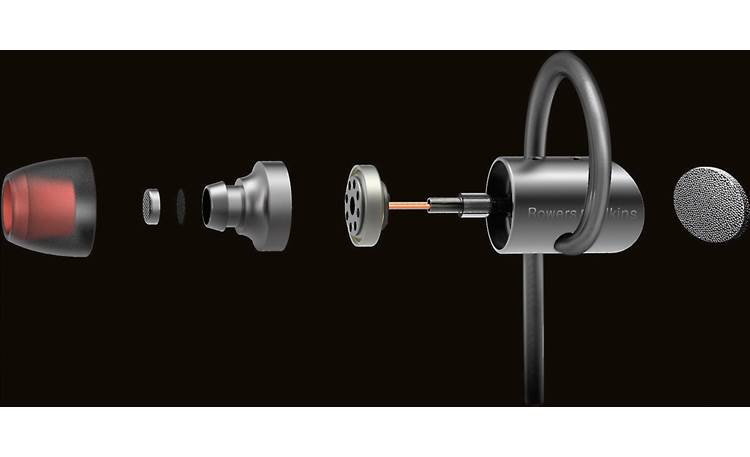 Bowers & Wilkins C5 Exploded view showing Tungsten Sound Tube