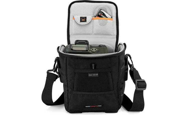 Lowepro Apex 120 AW Shown fully packed (gear not included)
