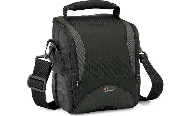 Lowepro Apex 120 AW Front, 3/4 view, from left
